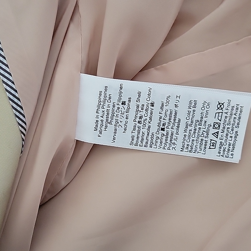 J. Crew New Icon Trench Coat #BF456- Vintage Khaki - Picture 10 of 12